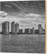 Miami Skyline #13 Wood Print