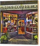 1369 Coffee House Cambridge Ma Wood Print