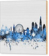 London England Skyline #15 Wood Print