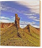 Capitol Reef National  Park Cathedral Valley #16 Wood Print