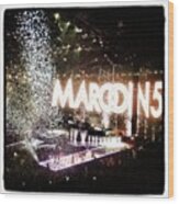 Nashville, Tn - Maroon 5 #18 Wood Print