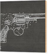 1896 Wesson Safety Device Revolver Patent Minimal - Gray Wood Print