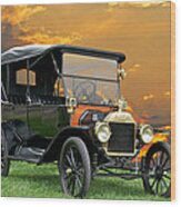 1914 Ford Model T Touring Car Wood Print