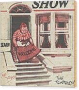 1920s,uk,the Passing Show,magazine Cover Wood Print