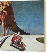 1932 - Packard Twin Six Automobile Print - Color Wood Print