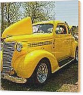 1938 Chevy Business Coupe Wood Print