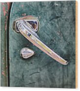 1950 Classic Chevy Pickup Door Handle Wood Print