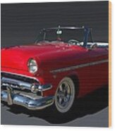 1954 Ford Convertible Sunliner Wood Print