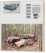 1956 Chevrolet Bel Air Wagon Wood Print
