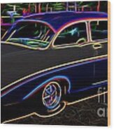 1956 Chevy Bel Air - Classic Car Wood Print