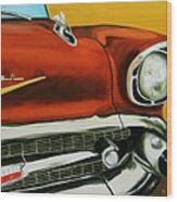 1957 Chevy - Coppertone Wood Print