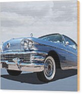 1958 Buick Roadmaster 75 In A Blue Mood Wood Print