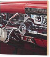 1958 Buick Special Dashboard Wood Print