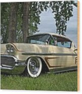 1958 Chevrolet Impala Wood Print