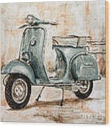 1959 Douglas Vespa Wood Print