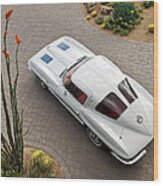 1963 Chevrolet Corvette Split Window -440c Wood Print