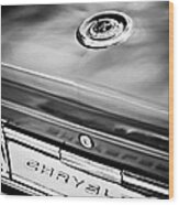 1964 Chrysler 300k Convertible Emblem -3529bw Wood Print