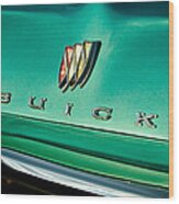 1967 Buick Lesabre Grille Emblem Wood Print