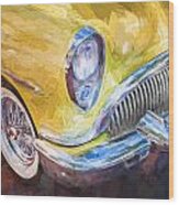 1954 Buick Skylark Convertible Painted   #2 Wood Print