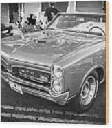 1967 Pontiac Gto Bw #2 Wood Print