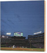 Boston Red Sox V Texas Rangers Wood Print