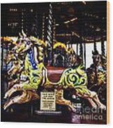 Carousel Horses #2 Wood Print