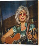 Emmylou #2 Wood Print