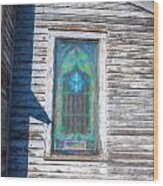 Lafayette Baptist Church Lafayette Sussex County Nj Painted  #2 Wood Print