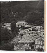 Llangollen And Maelor Country River #2 Wood Print