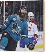 Montreal Canadiens V San Jose Sharks #2 Wood Print