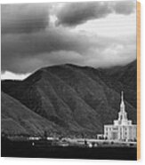 Payson Utah Lds Temple #2 Wood Print