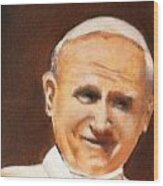 Pope John Paul Ii #2 Wood Print