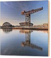 River Clyde Reflections #2 Wood Print