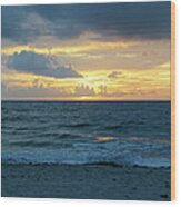 Sunrise In Deerfield Beach #2 Wood Print