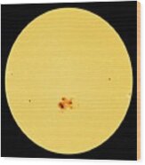 Sunspot Ar2192 #2 Wood Print