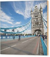 Tower Bridge In London #2 Wood Print