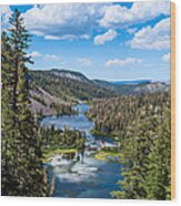 Twin Lakes In Mammoth Lakes In California. #2 Wood Print