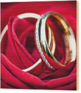 Wedding Rings #2 Wood Print