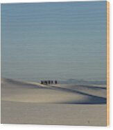 White Sands National Monument, Nm #2 Wood Print