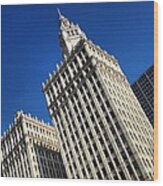 Wrigley Building- Chicago #2 Wood Print