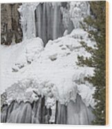 Yellowstone Falls #2 Wood Print