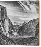 Yosemite Bw #2 Wood Print