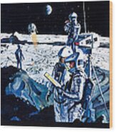 2001 A Space Odyssey Aka Two Thousand Wood Print