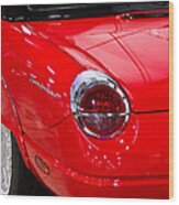2002 Red Ford Thunderbird-rear Left Wood Print