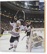 2013 Nhl Stanley Cup Final - Game Four Wood Print
