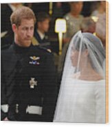 Prince Harry Marries Ms. Meghan Markle - Windsor Castle #21 Wood Print