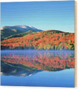 Usa, New York, Adirondack Mountains #23 Wood Print