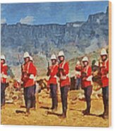 24th Regiment Of Foot - En Garde Wood Print