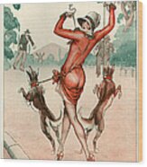 1920s France La Vie Parisienne Magazine #264 Wood Print