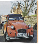 2cv Norwich Wood Print